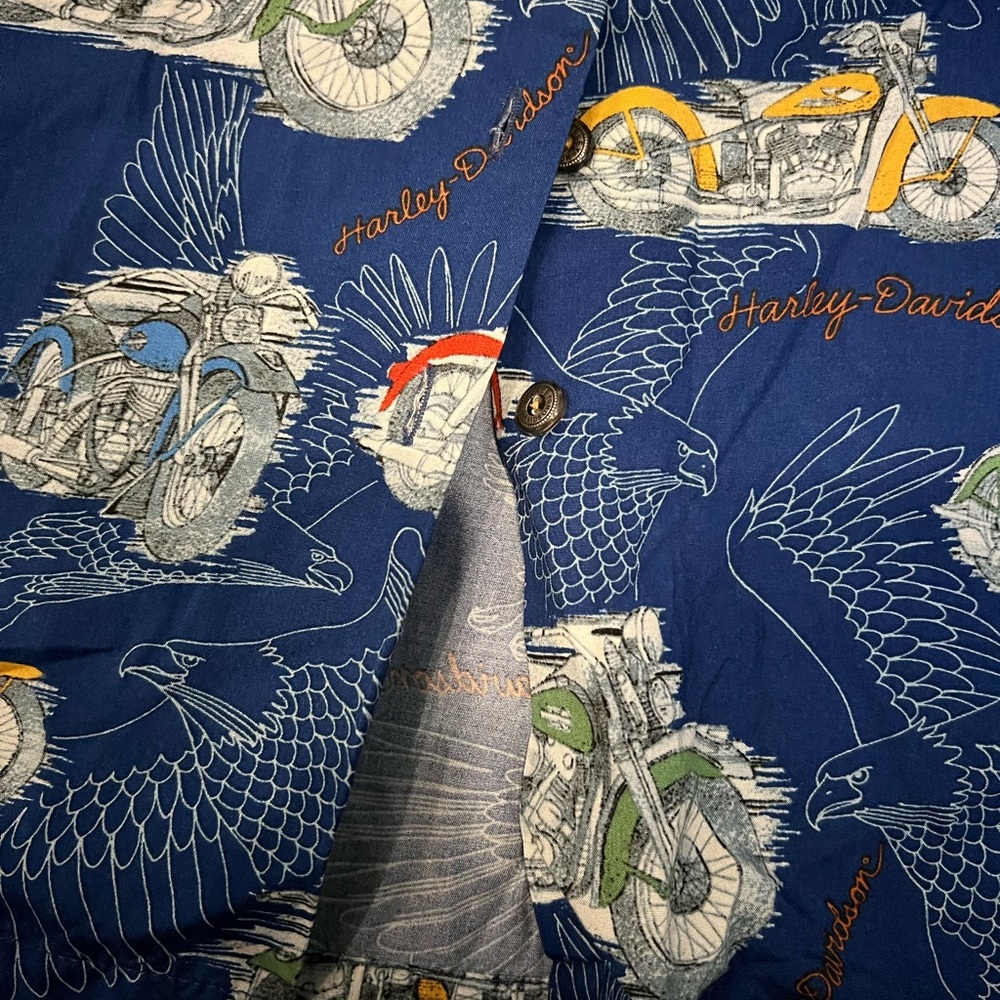 Harley‎ Davidson Button Down Shirt - image 6